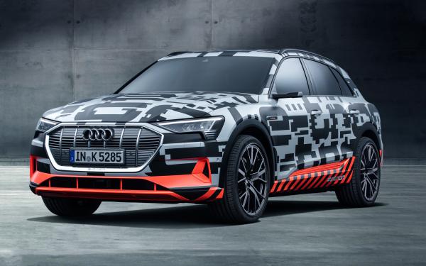 Free audi e tron prototype geneva motor show 2018 4k wallpaper download