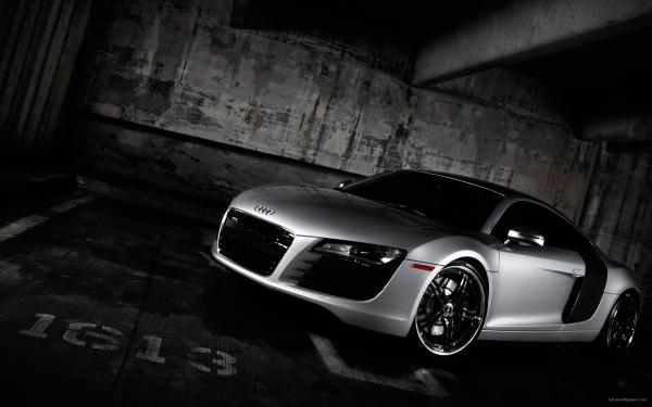 Free audi r8 hd widescreen wallpaper download