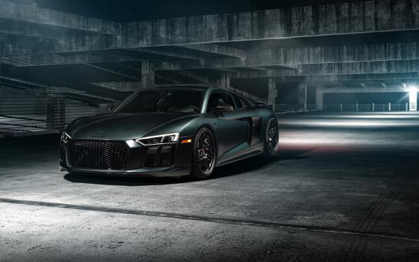 Free audi r8 on vossen wheels hd 5k wallpaper download