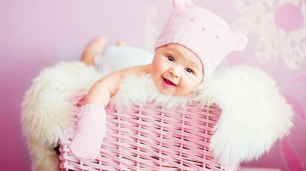 Free baby laughing cute 4k wallpaper download