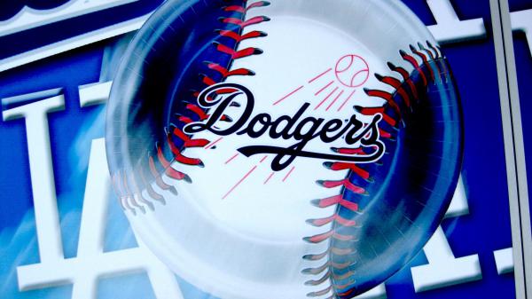 Free ball with dodgers word hd dodgers wallpaper download
