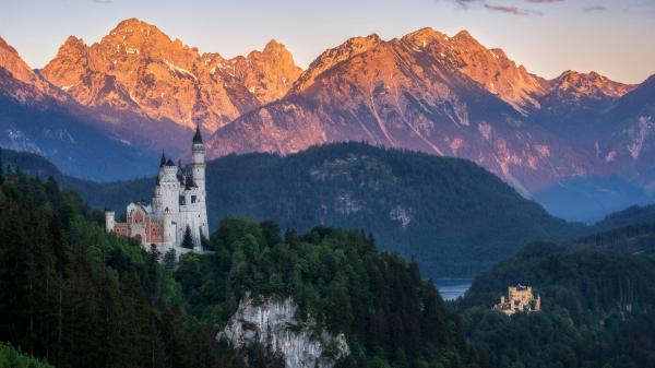 Free bavaria neuschwanstein castle hd travel wallpaper download