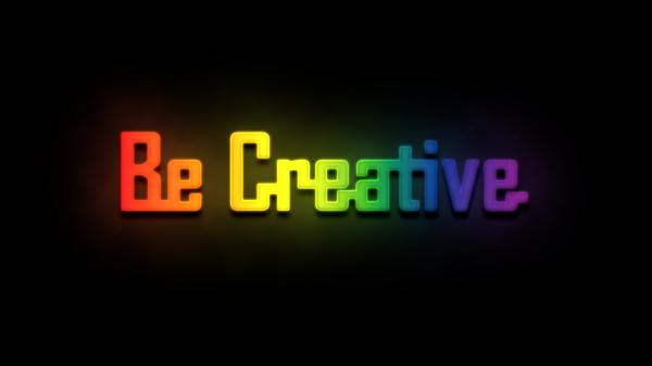 Free be creative hd inspirational wallpaper download