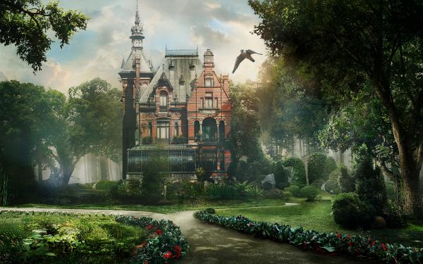 Free beautiful fantasy deam home 4k 5k wallpaper download