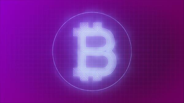 Free bitcoin money purple 4k hd technology wallpaper download