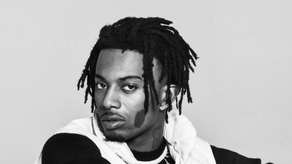 Free black and white photo of playboi carti in white background hd music wallpaper download