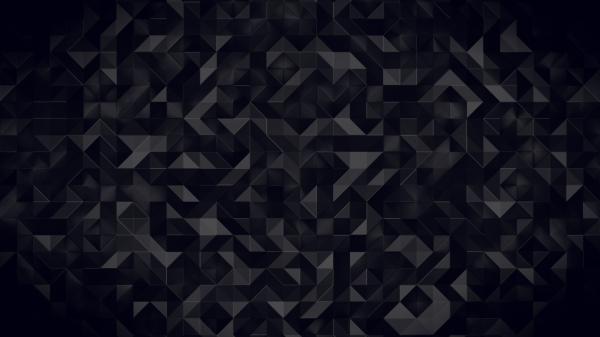 Free black triangles 4k wallpaper download