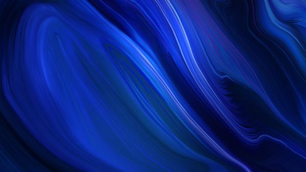 Free blue abstract huawei p30 pro wallpaper download