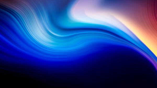 Free blue and brown abstract wave 4k 1 hd wallpaper download