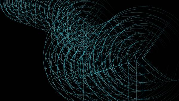 Free blue black spiral hd abstract wallpaper download