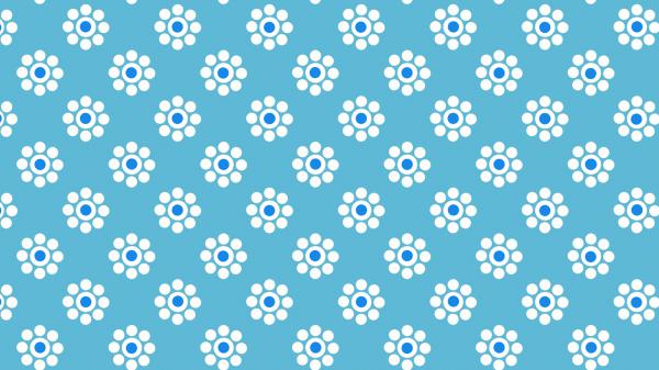 Free blue flower print hd abstract wallpaper download