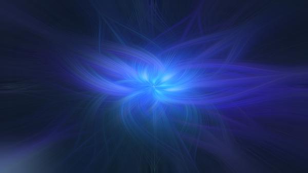 Free blue fractal 4k wallpaper download