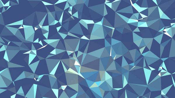 Free blue geometry colorful shapes hd abstract wallpaper download