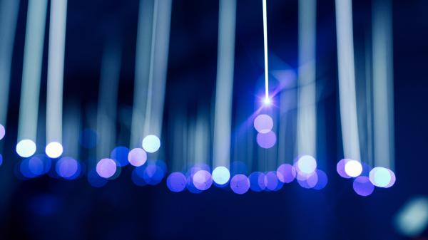 Free blue lights macro 5k wallpaper download