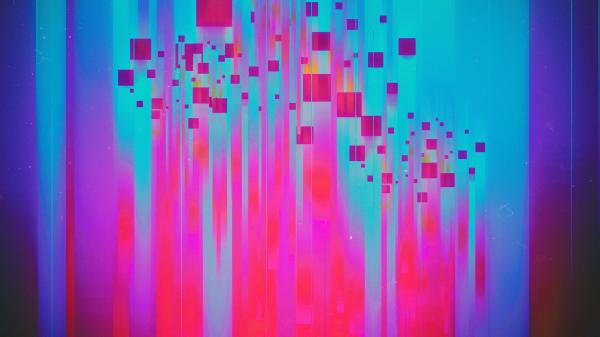 Free blue pink squares hd abstract wallpaper download