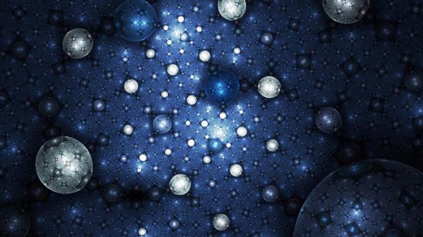 Free blue planet texture fractal stars hd abstract wallpaper download