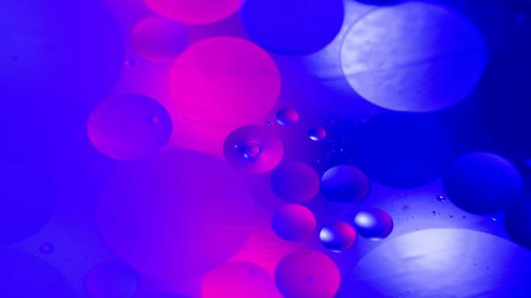 Free blue purple circles bubble water hd abstract wallpaper download