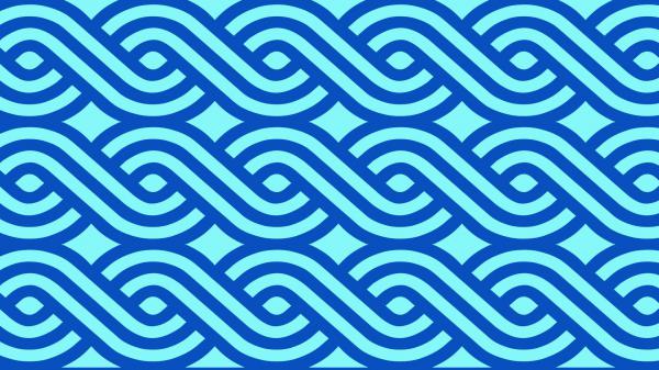 Free blue shapes wave hd abstract wallpaper download