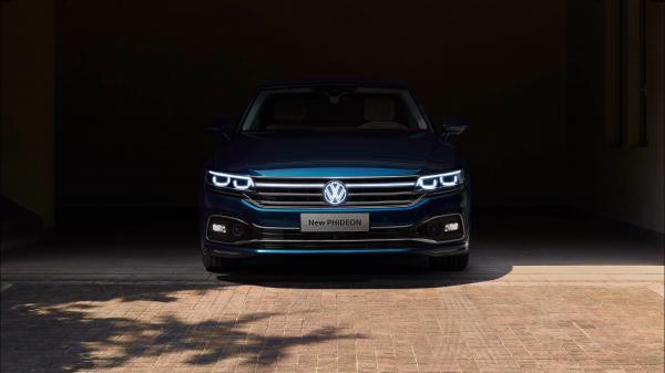 Free blue volkswagen phideon 2020 4k 5k hd cars wallpaper download