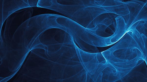 Free blue waves hd abstract wallpaper download