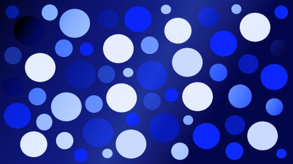 Free blue white circle digital art hd abstract wallpaper download