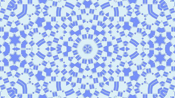 Free blue white kaleidoscope shapes hd abstract wallpaper download