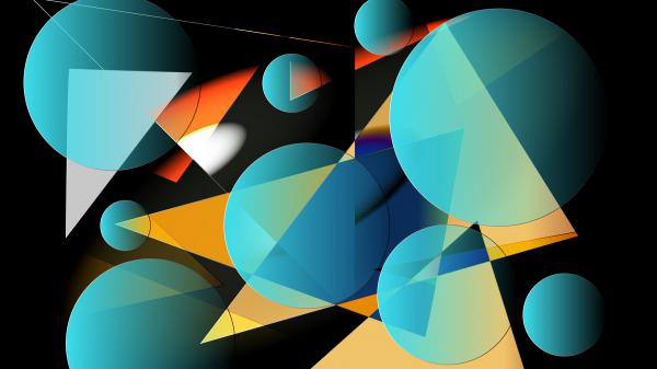 Free blue yellow red colors geometry 4k hd abstract wallpaper download