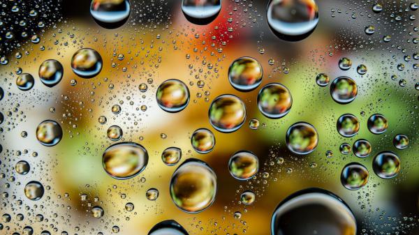 Free blur water drops 4k hd abstract wallpaper download