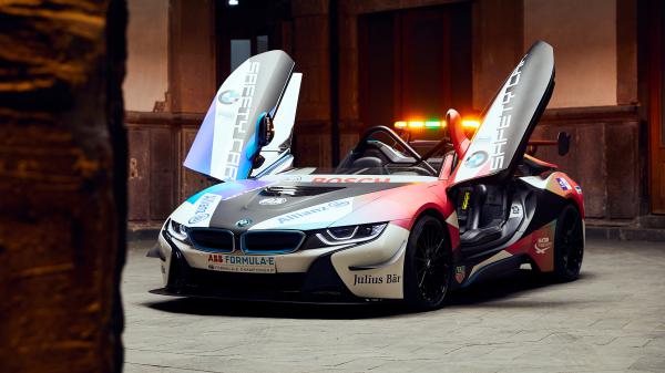 Free bmw i8 roadster formula e safety car 2020 5k wallpaper download