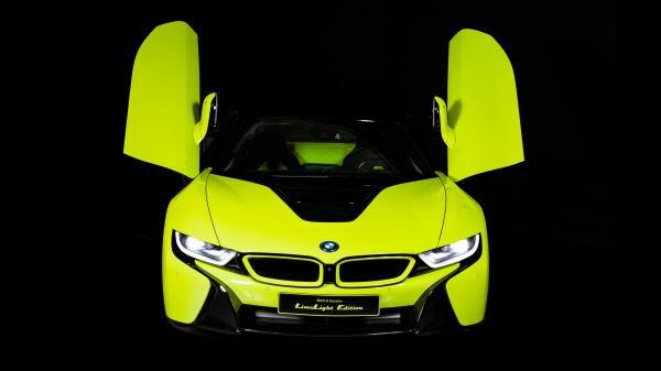 Free bmw i8 roadster limelight edition 2019 4k 5k wallpaper download