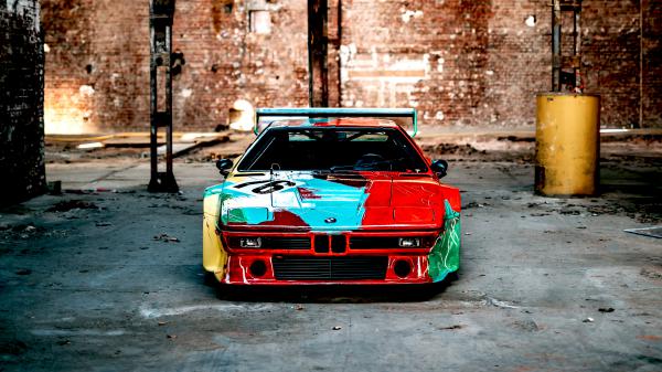 Free bmw m1 group 4 rennversion art car by andy warhol italdesign 4k wallpaper download