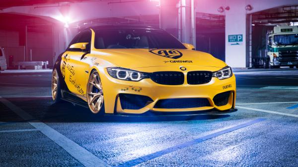 Free bmw m4 hre wheels wallpaper download