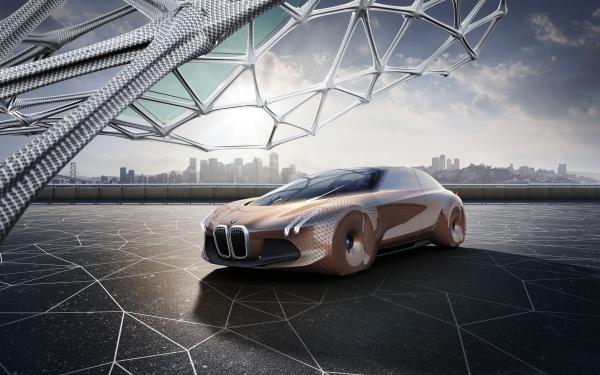 Free bmw vision next 100 concept car wallpaper download