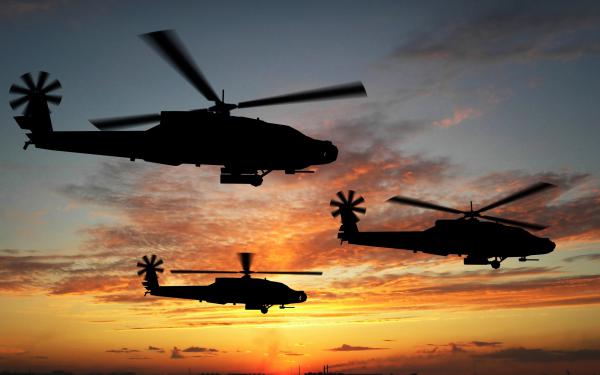 Free boeing apache attack helicopters wallpaper download