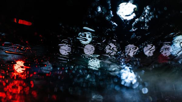 Free bokeh in rain 4k 8k wallpaper download