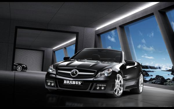 Free brabus mercedes sl class wallpaper download