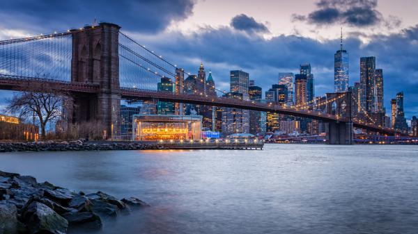 Free brooklyn bridge 4k 5k hd wallpaper download