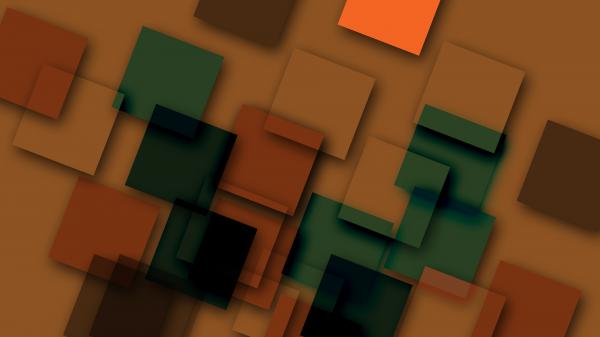 Free brown and green square 4k hd abstract wallpaper download