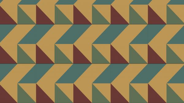 Free brown blue triangle 4k hd abstract wallpaper download