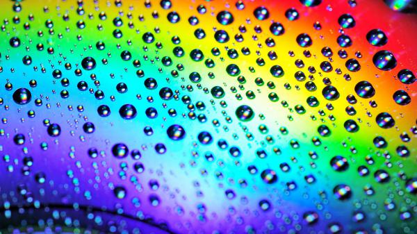 Free bubbles rainbow color hd abstract wallpaper download