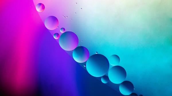 Free bubbles water gradient circles purple 4k 5k hd abstract wallpaper download