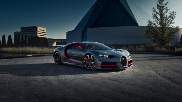 Free bugatti chiron cgi wallpaper download