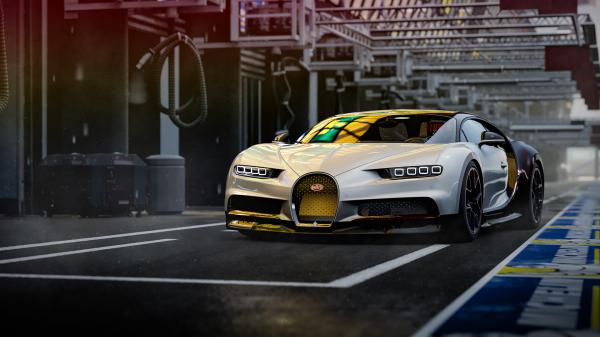 Free bugatti chiron luxurious super sports car wallpaper download