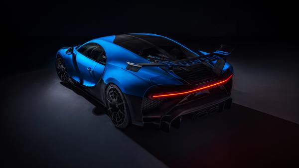 Free bugatti chiron pur sport 2020 rear 5k wallpaper download