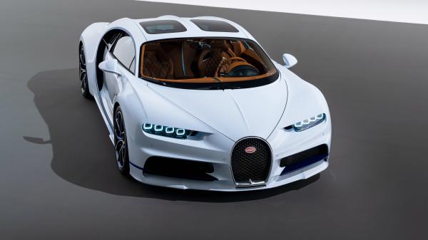 Free bugatti chiron sky view show car 4k 2 wallpaper download