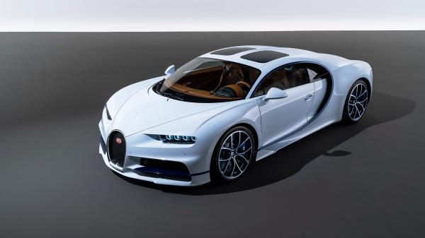 Free bugatti chiron sky view show car 4k wallpaper download