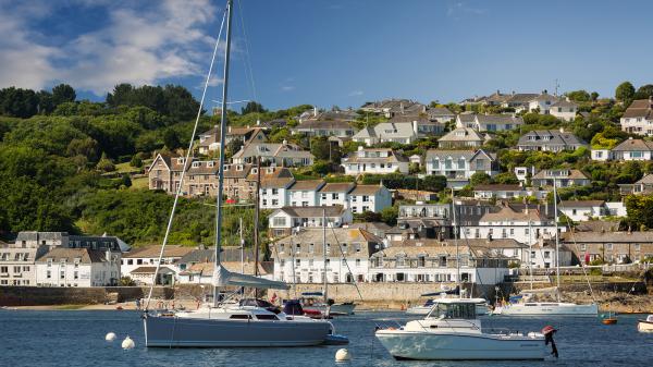 Free building cornwall england harbor yacht hd travel wallpaper download