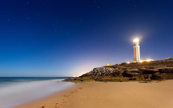 Free cape trafalgar lighthouse wallpaper download