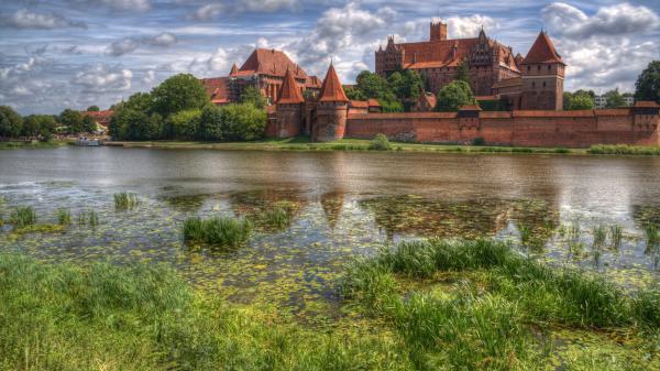 Free castle of the teutonic order in malbork poland hd travel wallpaper download