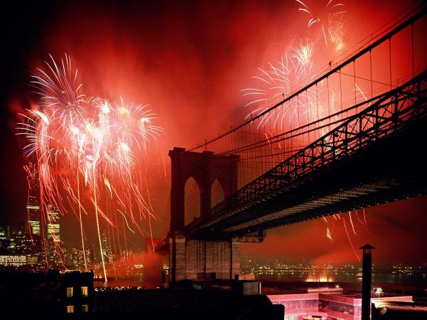 Free celebration brooklyn bridge wallpaper download